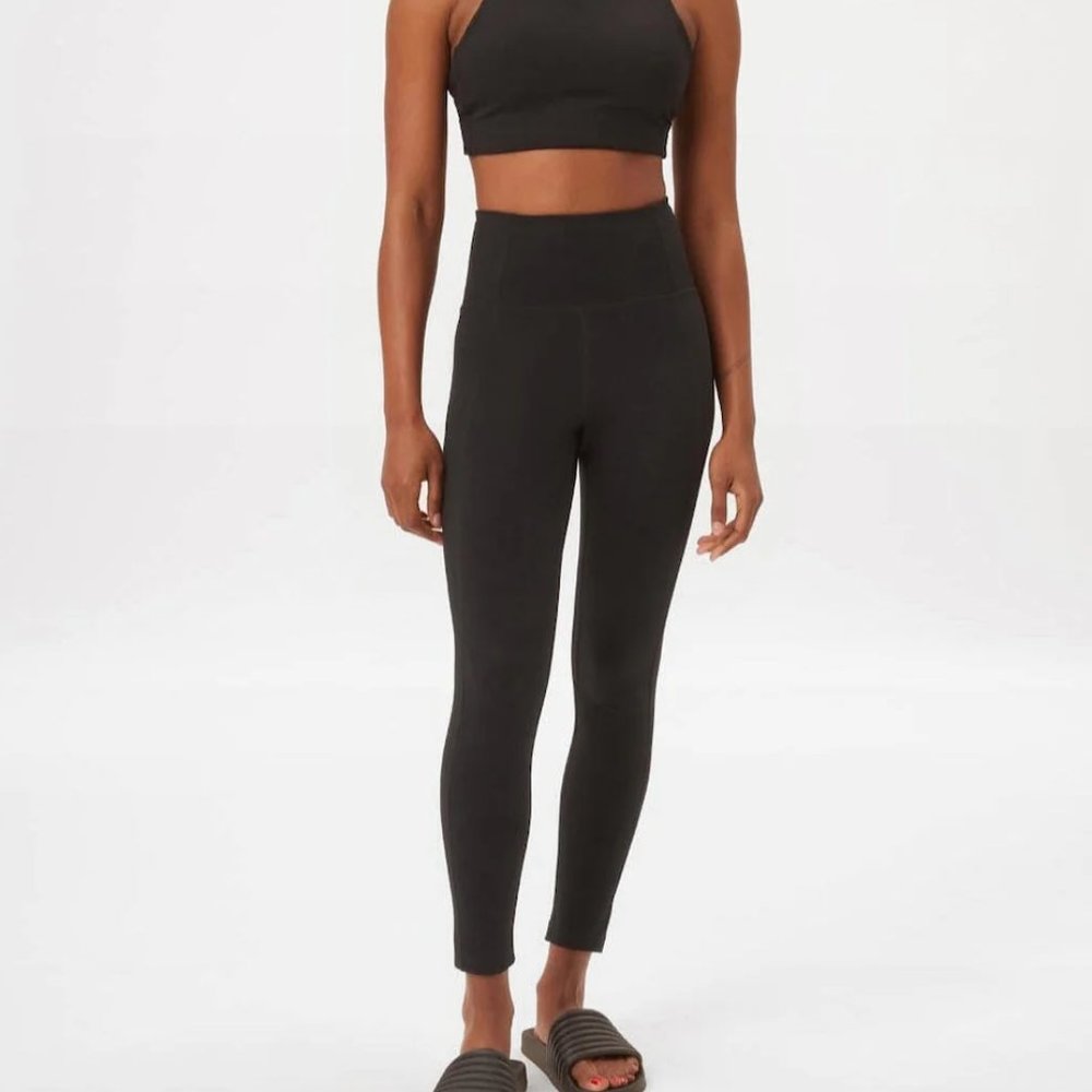 Girlfriend Collective Black Compressive High-Rise Legging Small 28.5" Inseam